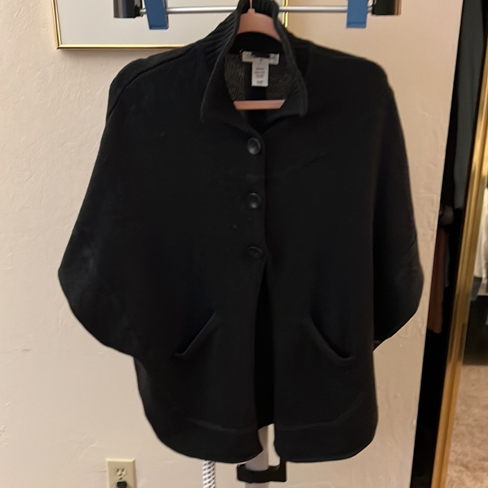 Cold water Creek wool blend cape. One size.
